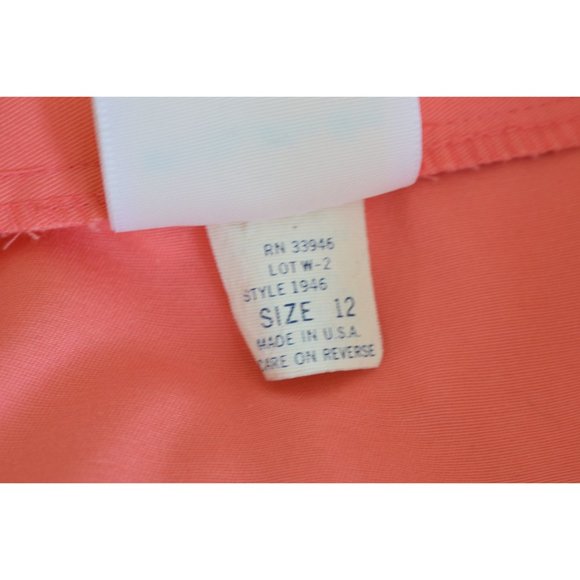 Vintage 90s‎ Salmon High Waisted Skirt size 12 | 28-30 waist - Picture 10 of 10